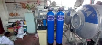 hệ thống lọc nước giếng khoan nhiễm sắt nặng Slanper ở Đan Phượng.jpg